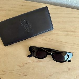 RAIE cat eye black sunglasses in excellent condition!